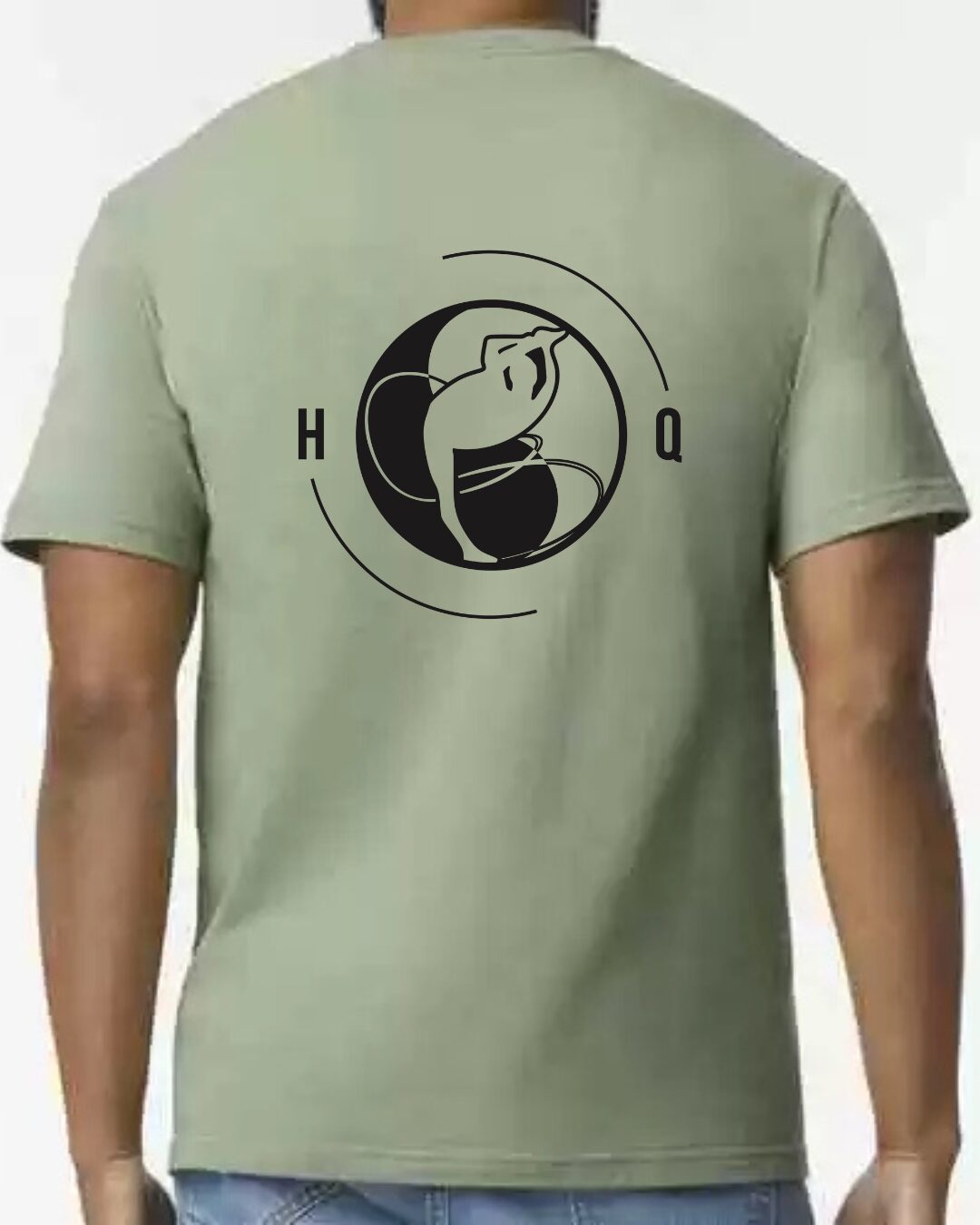 HQ Sage Green organic T-shirt (youth and adult) - Image 2